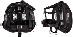 Tecline Donut 22 Special Edition / Comfort Harnas Twin Tank Wing + Loodzakken (Zwart)