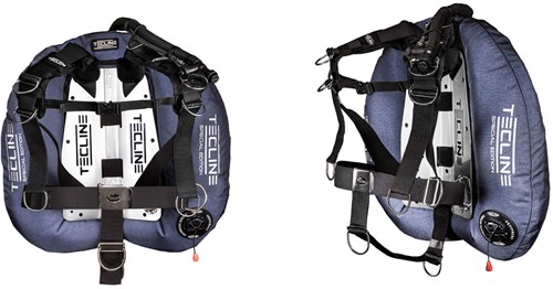 Tecline Donut 22 Special Edition / Comfort Harnas Twin Tank Wing (Blauw)