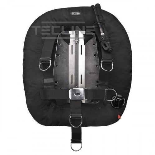 Tecline Donut 22 / DIR Harnas Twin Tank Wing (Zwart)