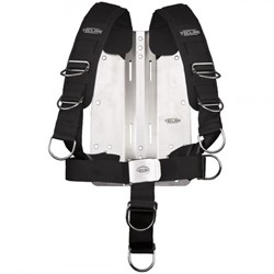 Tecline Comfort Harnas (Verstelbaar) Met Standaard Webbing + 3mm Stalen Backplate