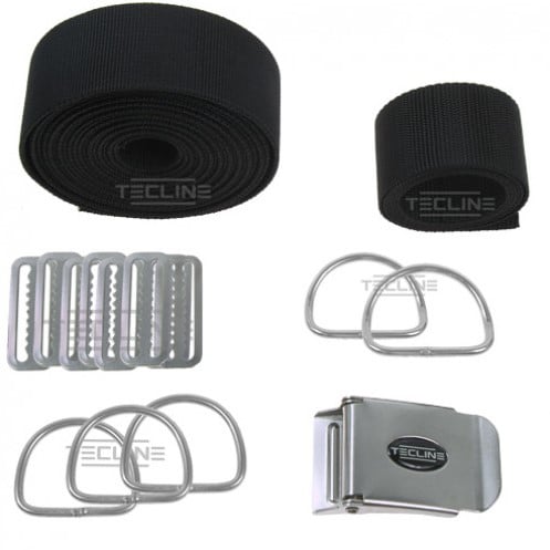 Tecline DIR Harnas Met Standaard Webbing (Vaste D-Ringen)