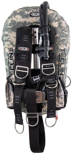 Tecline Donut 10 Junior / Comfort Harnas Single Tank Wing + Loodzakken