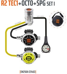 Tecline R2 / Tec1 Automatenset I (Met Enkele Manometer)