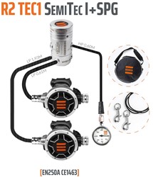 Tecline R2 / Tec1 SemiTec I Automatenset Met Manometer