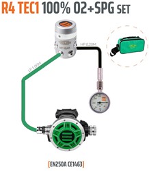 Tecline R4 / Tec1 Nitrox Stage Automatenset Met Manometer (M26)