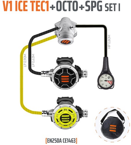 Tecline V1 Ice / Tec1 Automatenset I (Met Enkele Manometer)