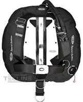 Tecline Donut 22 Special Edition / Verstelbaar DIR harnas Twin Tank Wing (Zwart)