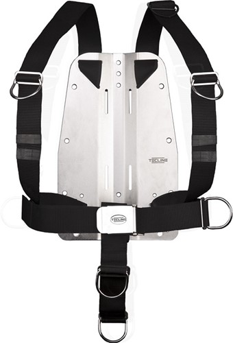 Tecline DIR Harnas Met Standaard Webbing + 6mm Stalen Backplate
