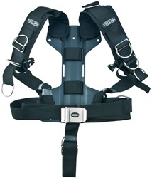 Tecline Comfort Harnas Met Standaard Webbing + 3mm Aluminium Backplate H""