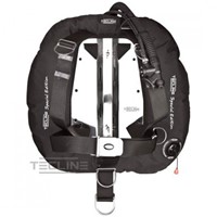Tecline Donut 22 Special Edition / DIR Harnas Twin Tank Wing (Zwart)