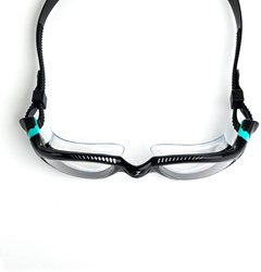 Zoggs Tiger LSR+ Black Turquoise Clear Regular