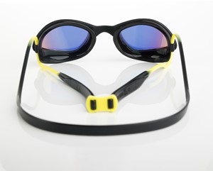 Zoggs Tiger Titanium Black Yellow Mirrored Lime Regular