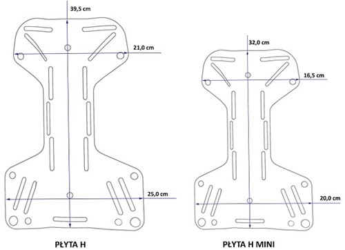 Tecline DIR Harnas Met Standaard Webbing + 3mm Aluminium Backplate H" Mini"-2