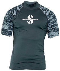 Scubapro Rashguard Graphite Man UPF50 Short Sleeve