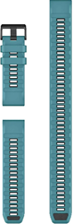 Garmin QuickFit 26mm polsband, Turquoise siliconen (3-delige duikset)