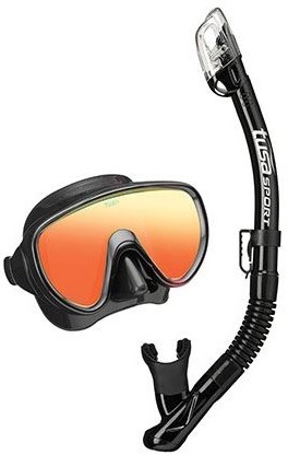 Tusa Uc-1625Mqb BKB Mask & Snorkel Set