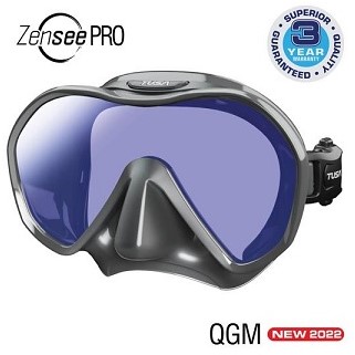 TUSA ダイビングマスク へし折れ Zensee Pro M1010S QBA 黒色