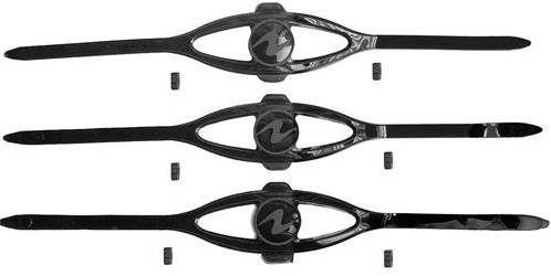 Aqualung Strap,Blk,W/ Retainers(3 Pk)