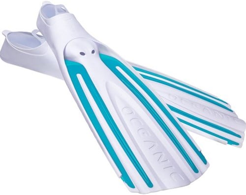 Oceanic Viper 2 - Ff Fins - White/Aqua - Sm (38/39)