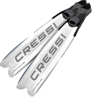 Cressi Gara Turbo Impulse Fins White 44/45