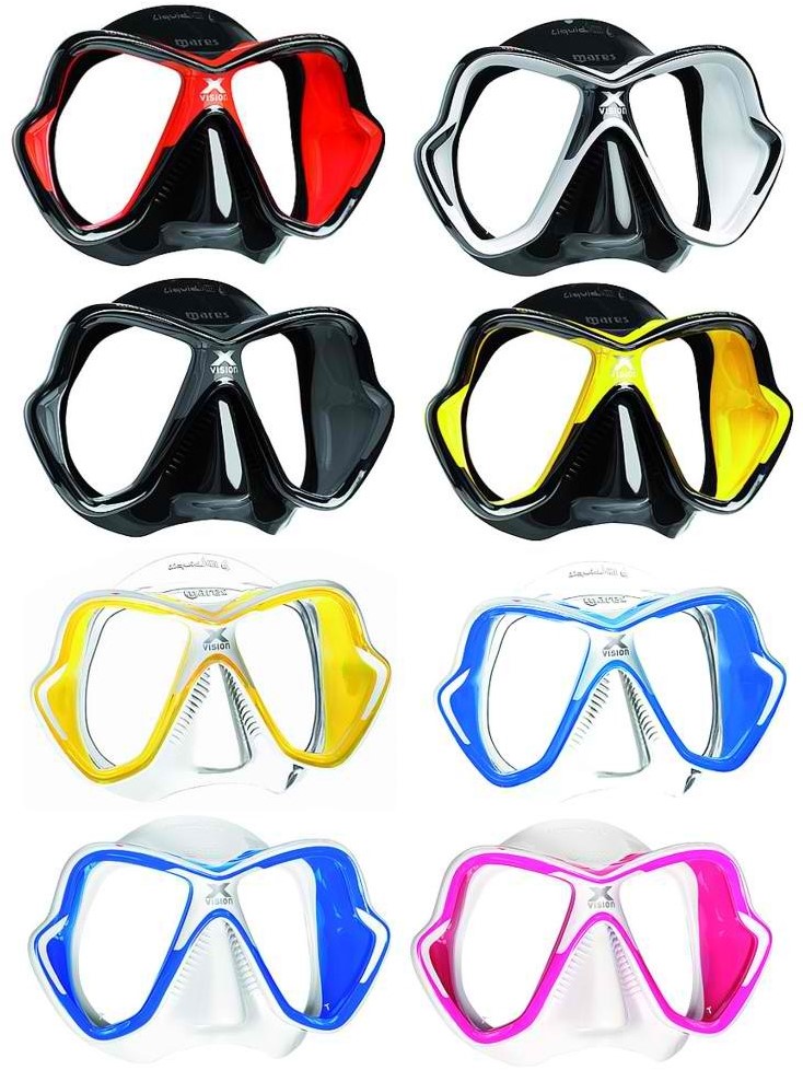 Mares XVision Ultra Liquidskin Duikbril bij sublub