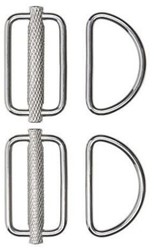 Xdeep Stealth 2.0 Verstelbare D-Ringen (Paar)