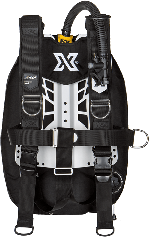 Xdeep Zen Deluxe Wing Aluminium Large Black bij sublub