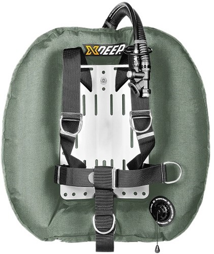 Xdeep Hydros 40 Dir, Alu Backplate LIGHTGREY