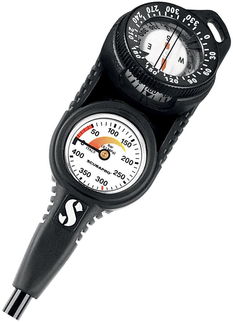 Scubapro Mako Console Manometer & Kompas bij sublub
