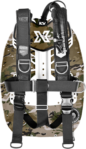 Xdeep Zen Deluxe Wing Aluminium Small MULTICAM