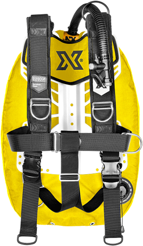 Xdeep Zen Deluxe Wing Staal Large YELLOW