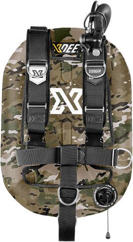 Xdeep Zeos 28 Deluxe Set, Alu Backplate, MULTICAM