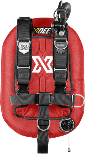 Xdeep Zeos 38 Deluxe Set, Ss Backplate, RED