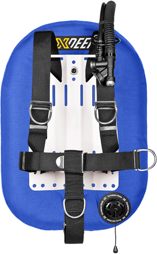 Xdeep Zeos 28 Standard Set, Ss Backplate, BLUE