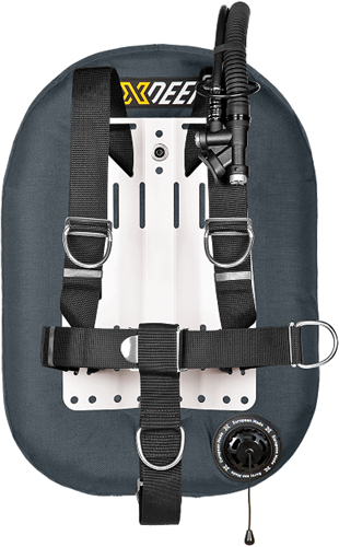 Xdeep Zeos 28 Standard Set, Alu Backplate, DARKGREY